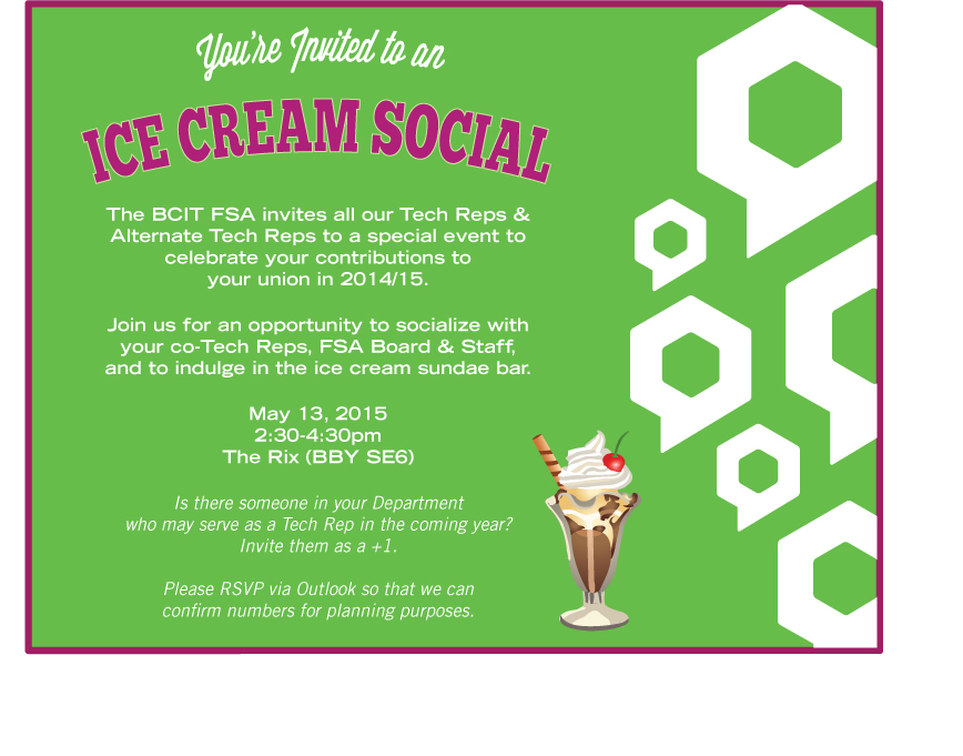 Ice Cream Social Invite 2015