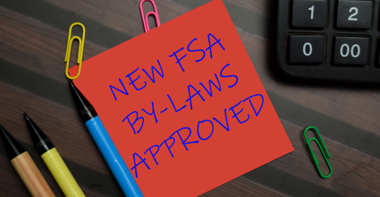 FSA Bylaw Changes Approved in Impressive Fashion